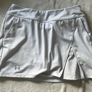 Under Armor White Golf Skirt